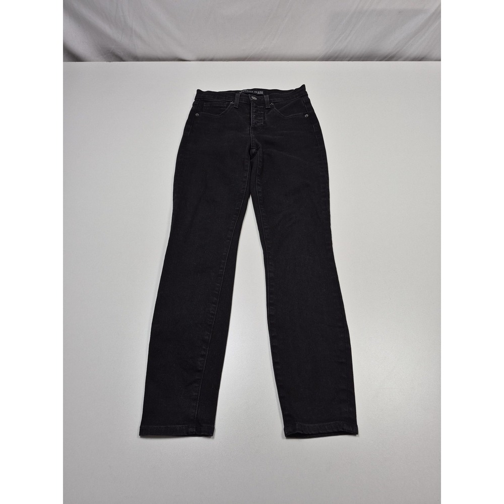 Veronica Beard Jeans Debbie High-Rise Skinny Jeans Womens 24/00 Black Denim